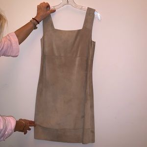 Philosophy dress tan Suede
